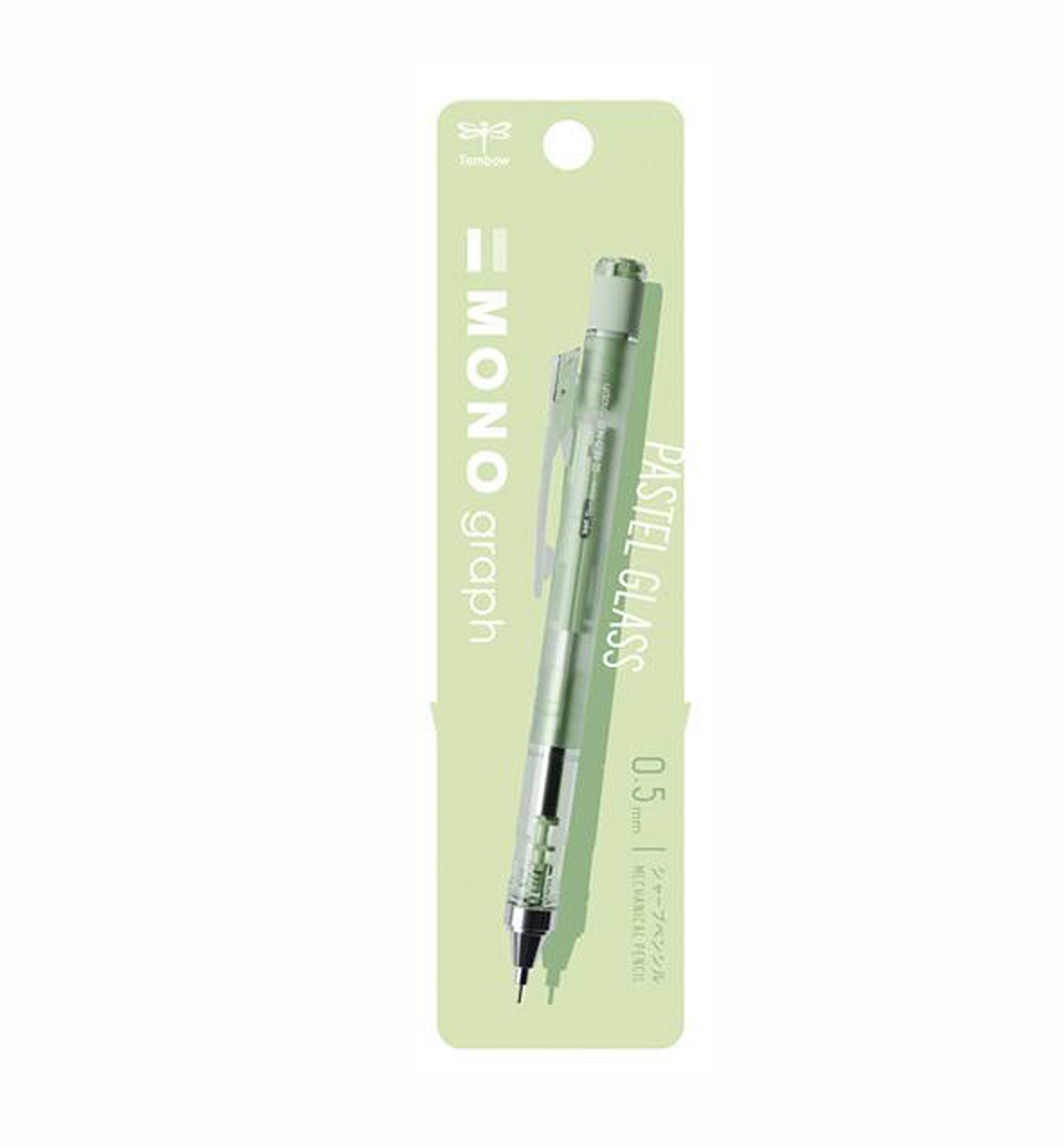 Tombow Mono Graph Pastel Glass 0.5mm Mechanical Pencil [Glass Green]
