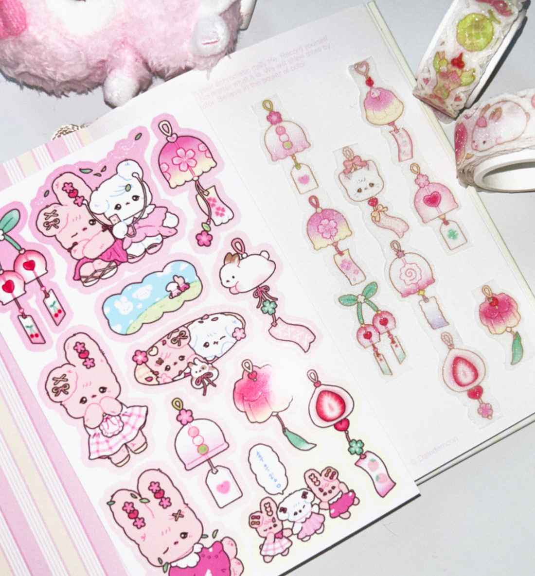 Spring Whirling Seal Sticker