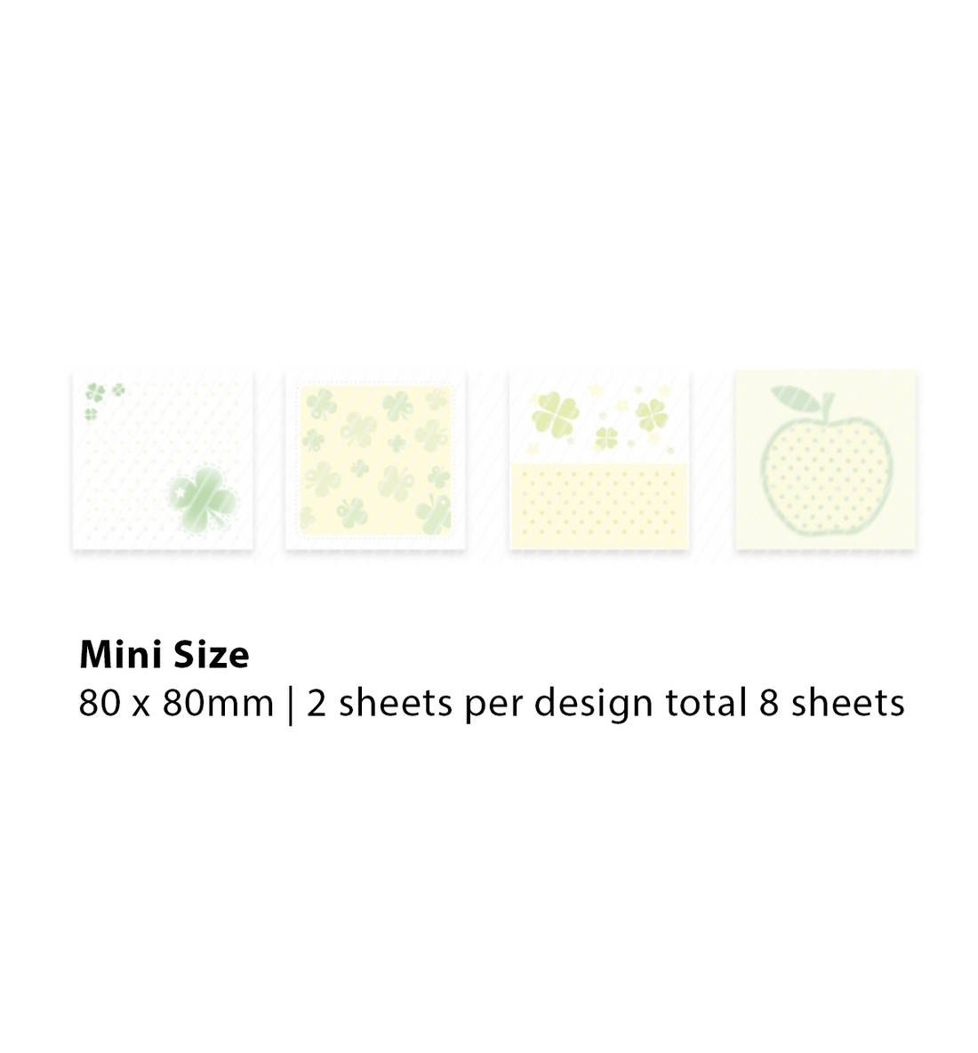Clover & Apple Sticker Paper Pack