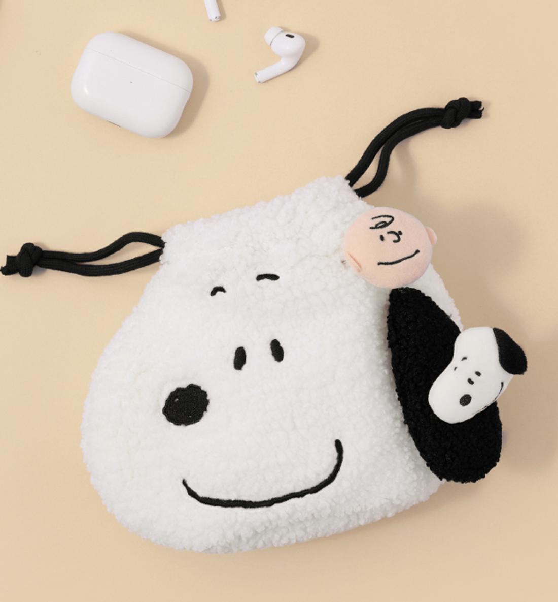 Peanuts Snoopy Pom Pom Pouch Ver. 2