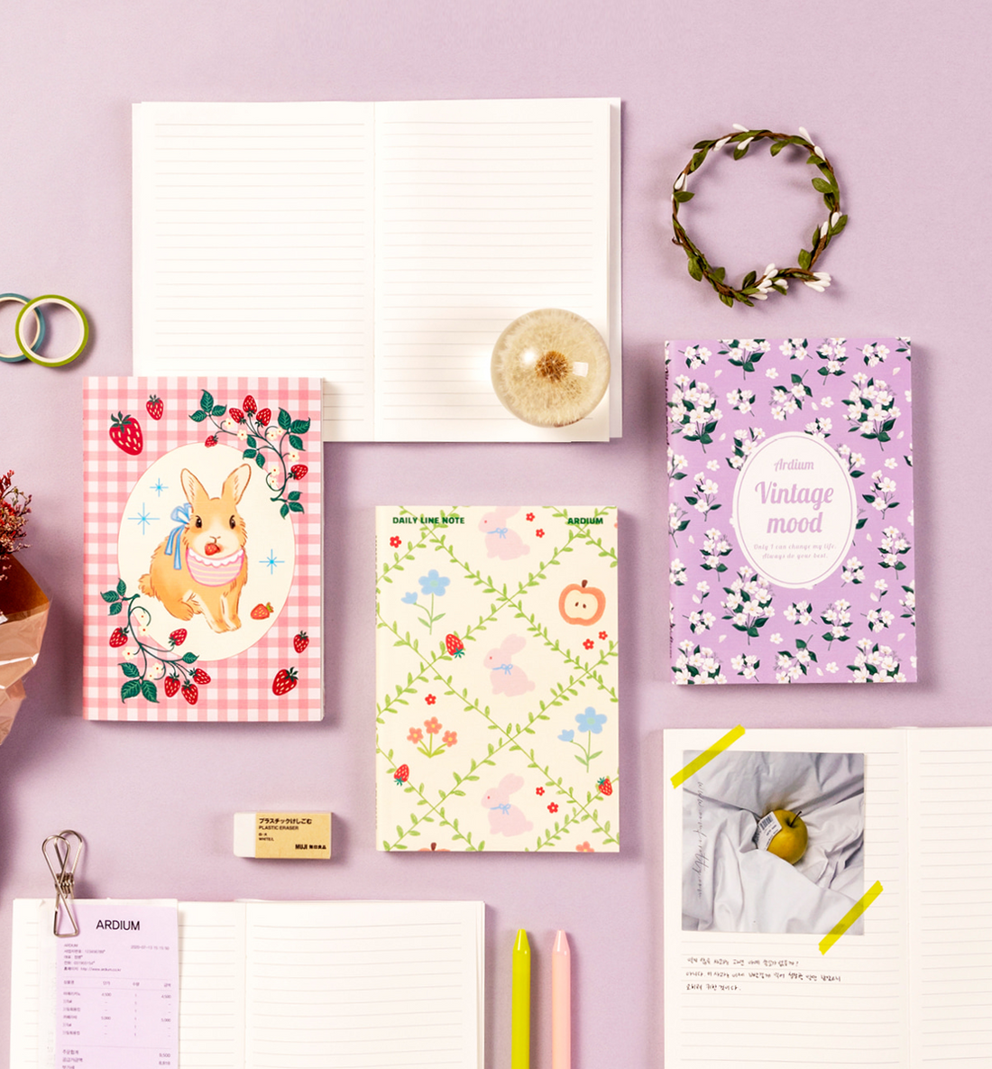 Vintage Mood Notebook [Line]