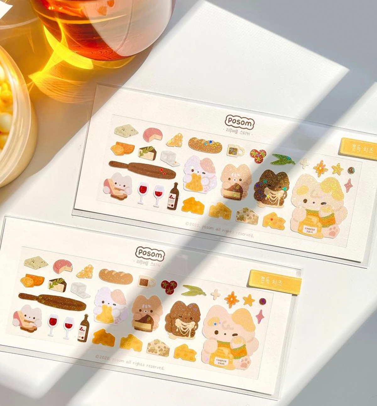 Chewy Cheese Seal Sticker