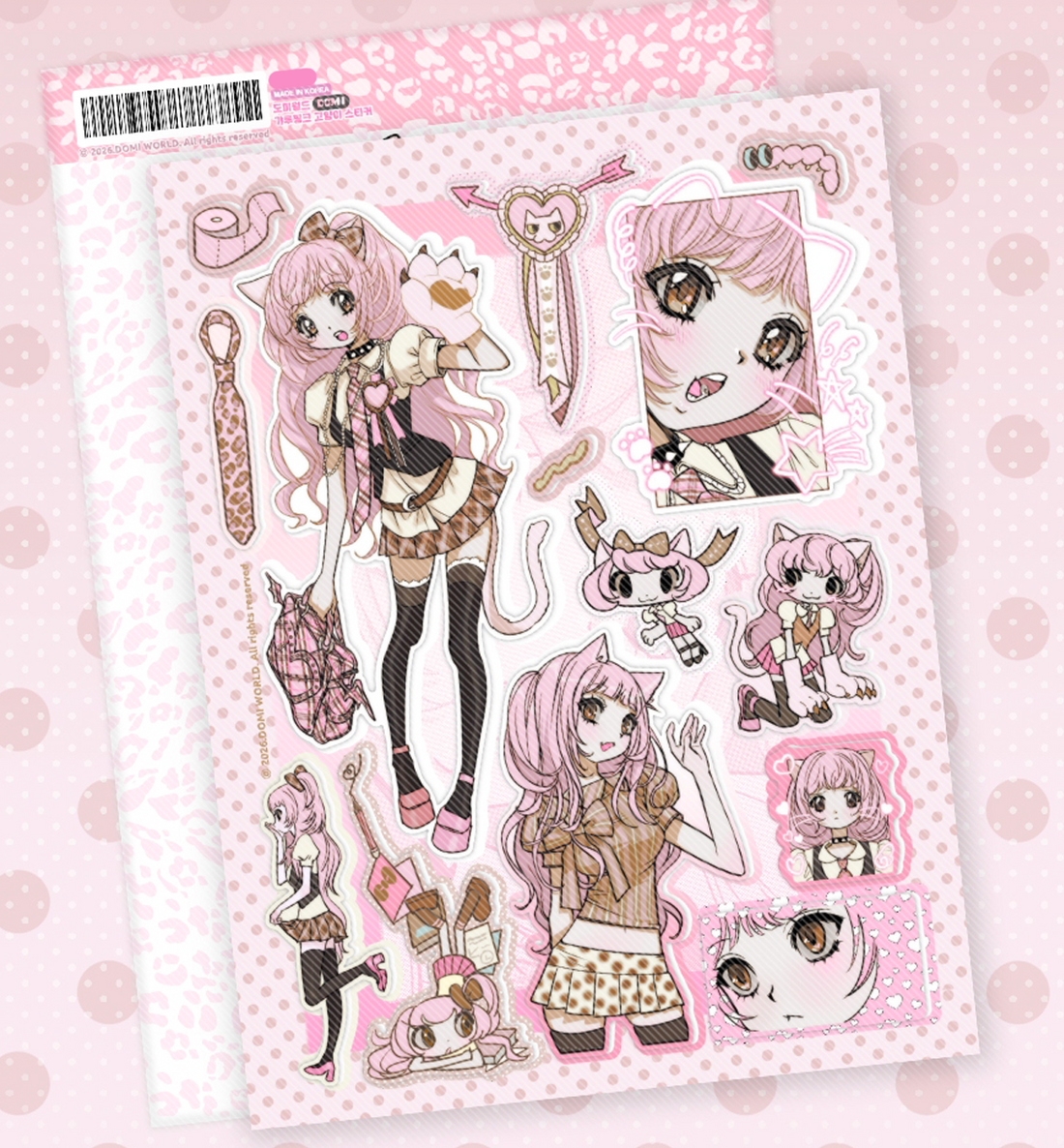 Domi World Gyaru Pink Sticker