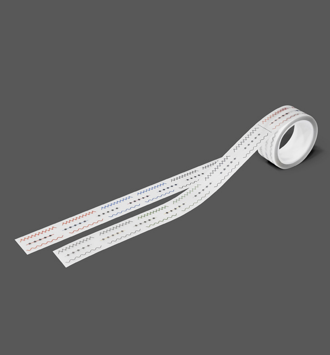 Silver Foil Divider Kiss Cut Washi Tape