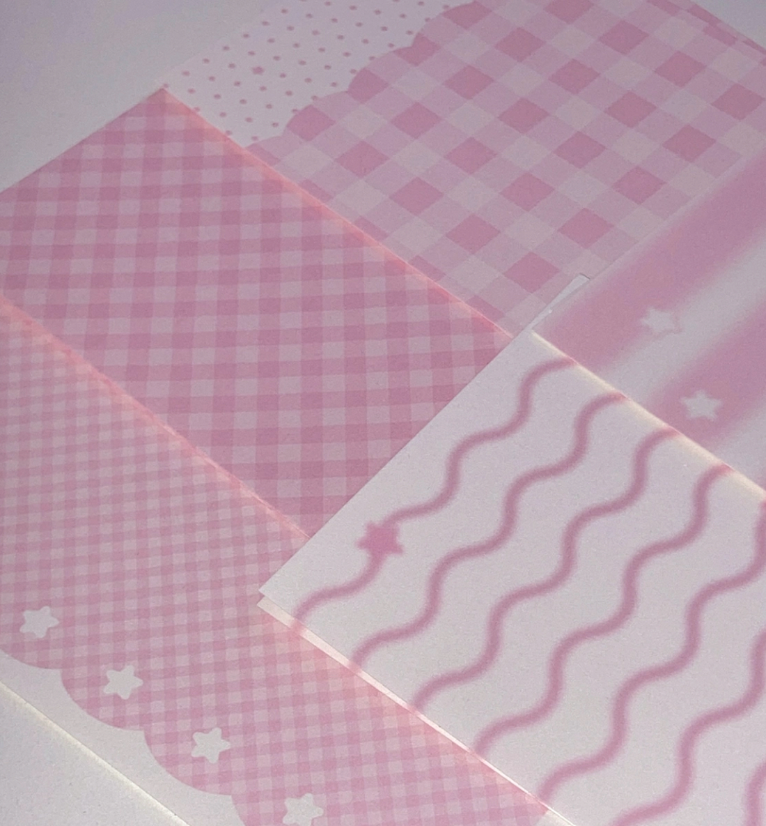 Long Paper Sticker [Lovely Pink]