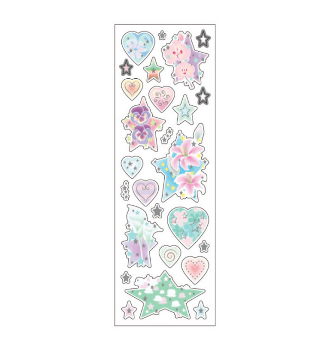 Flowery Mess Seal Sticker