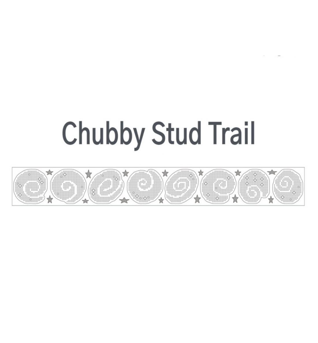 Chubby Stud Trails Kiss Cut Washi Tape