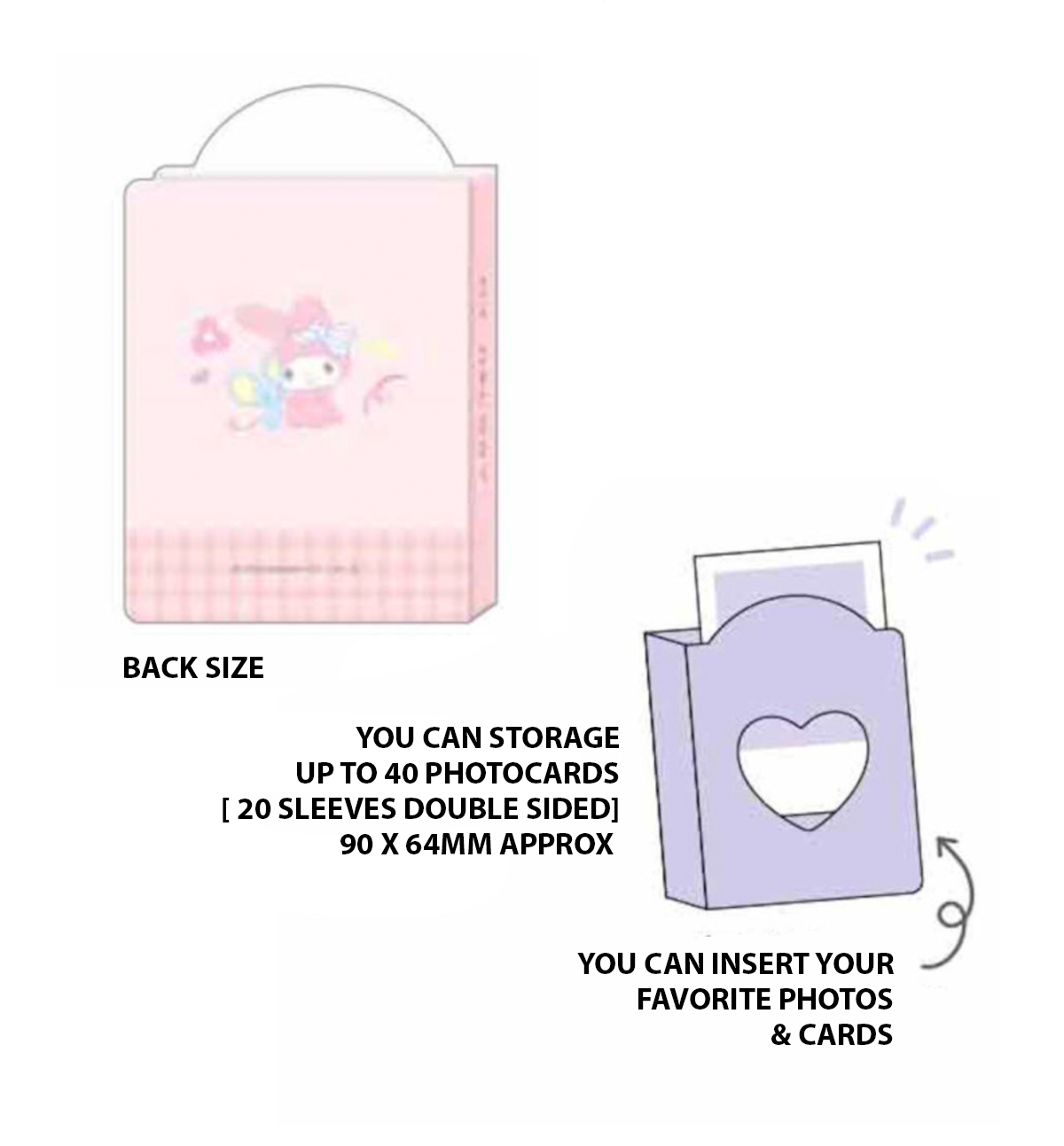 Sanrio PIC TOO Photocard Collect Book [My Melody]
