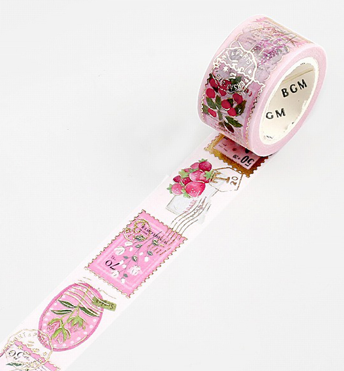 Post Office Botanical Washi Tape [Foil Stamping]