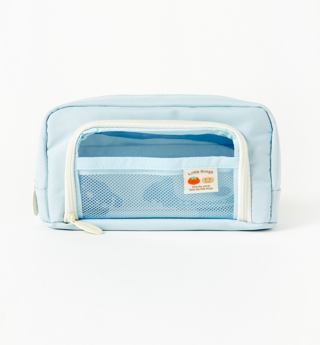 Multi-Compartment Pencil Case [Sky Blue]