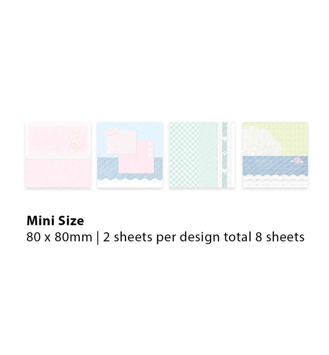 Cozy Lace Sticker Paper Pack