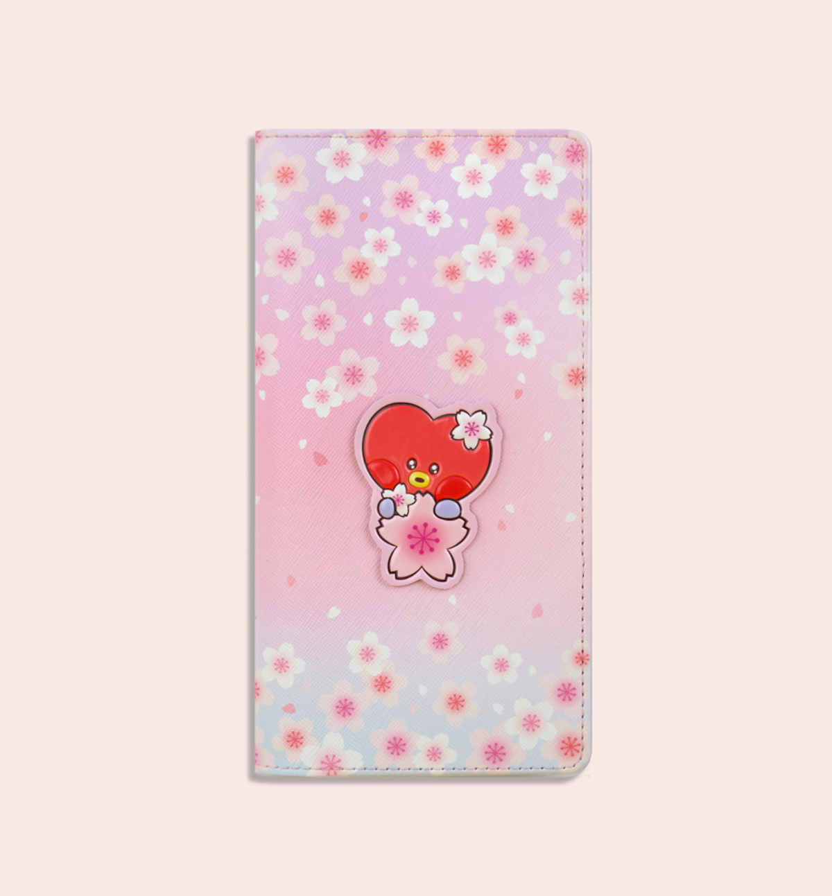 BT21 Cherry Blossom Large Passport Cover [Tata]