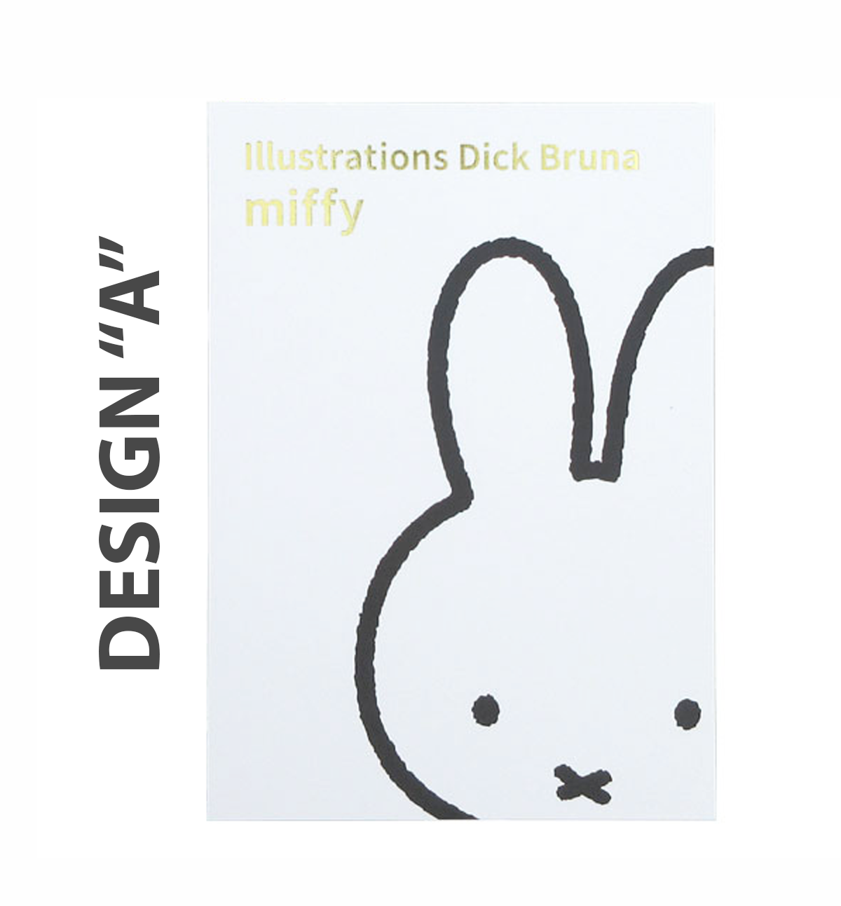Miffy Postcard [Gold Foil]