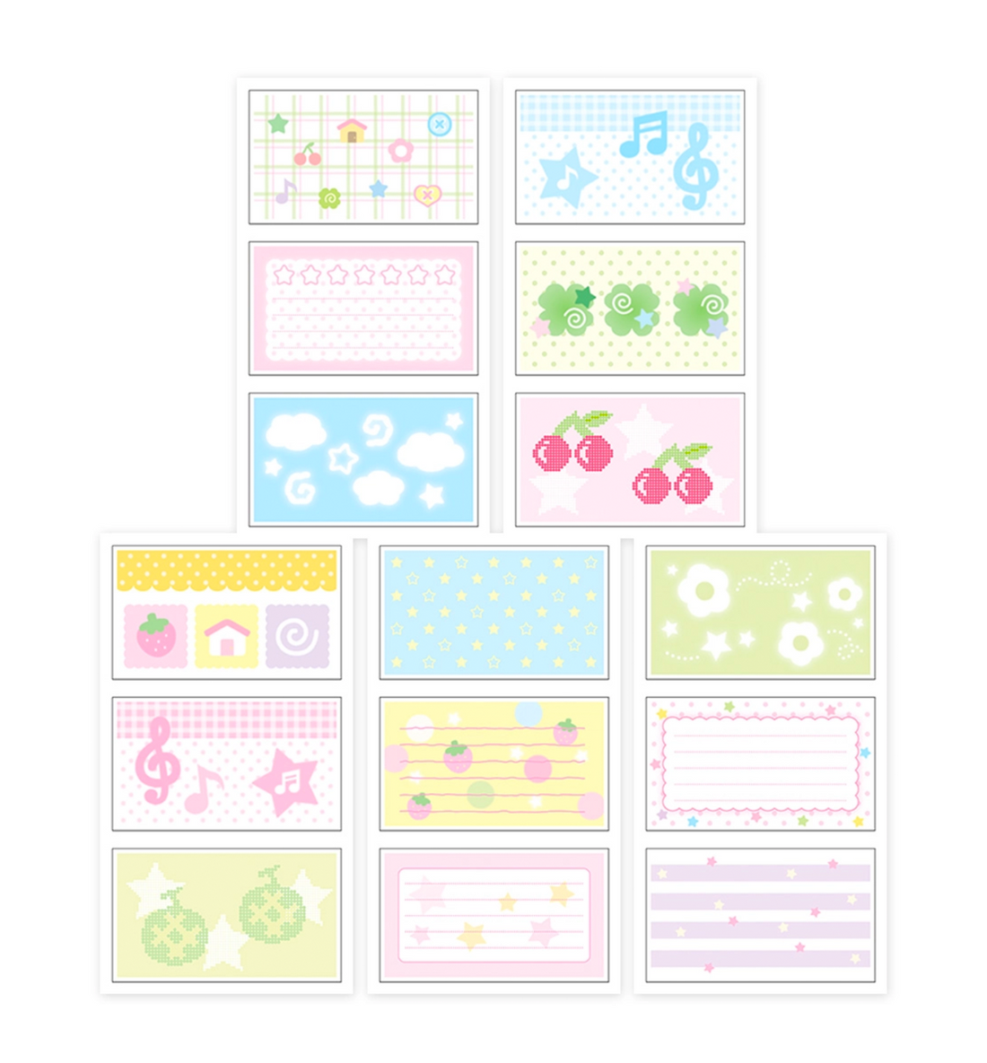 Mini Die-Cut Sticker Paper Pack Vol. 1