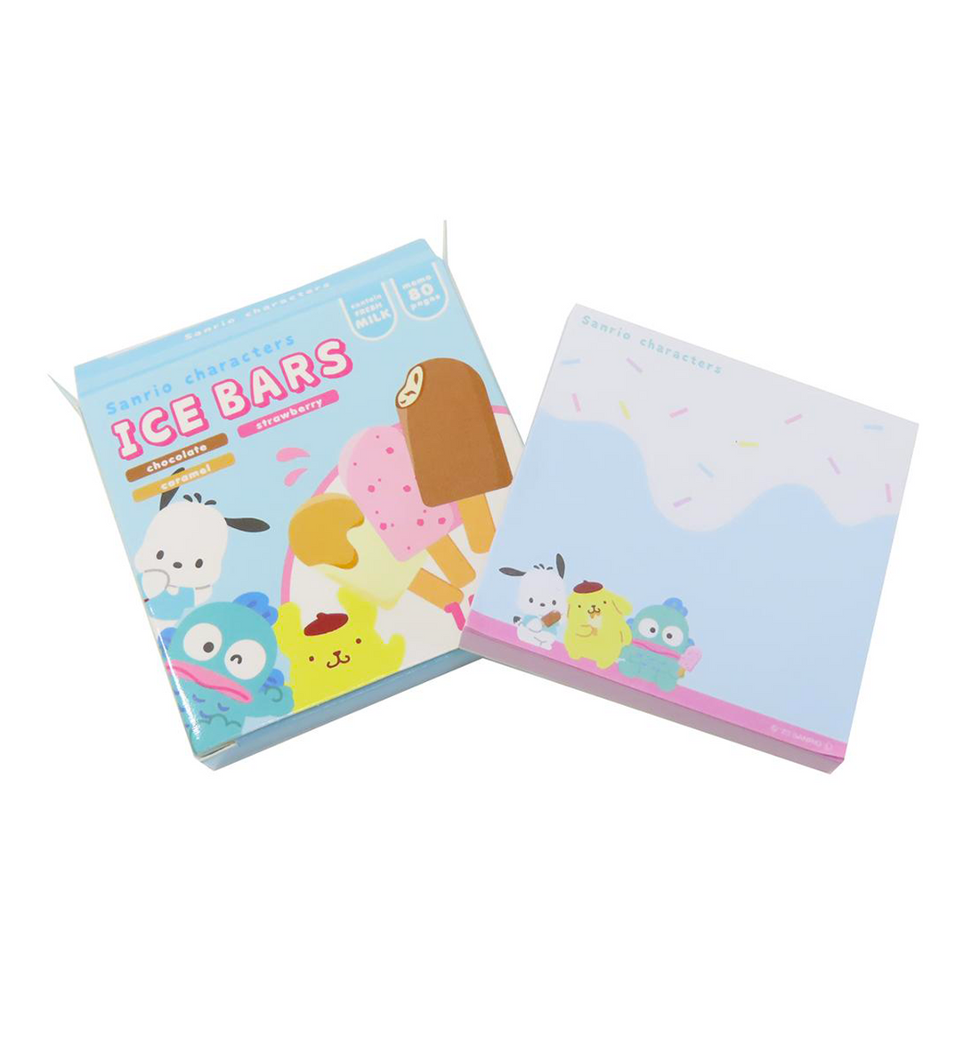 Sanrio Characters Square Memopad [Ice Bars]