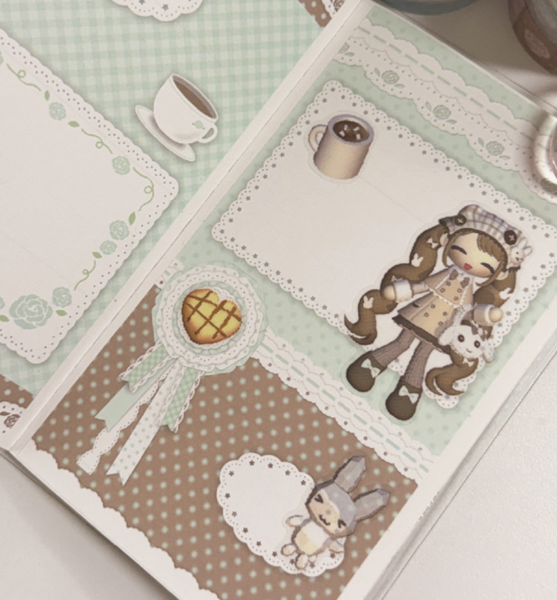 Long Rose Garden Mint Sticker Pack