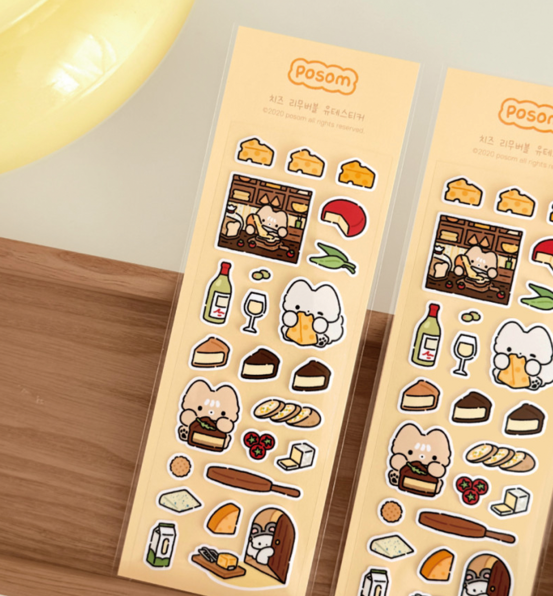 Cheese Seal Sticker