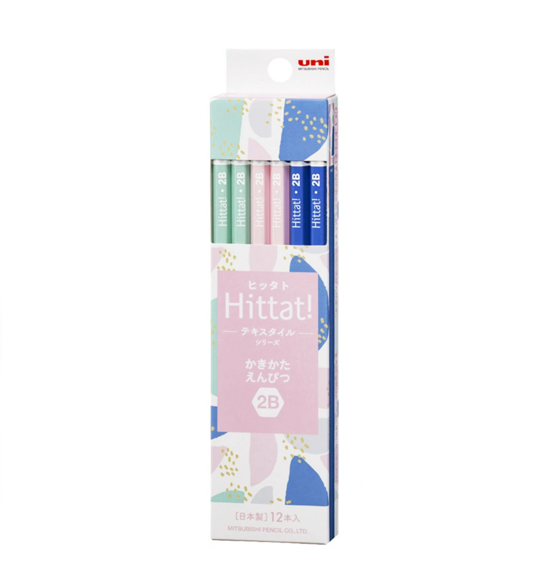 Mitsubishi Pencil Uni Hittat 2B [Textile Pink]