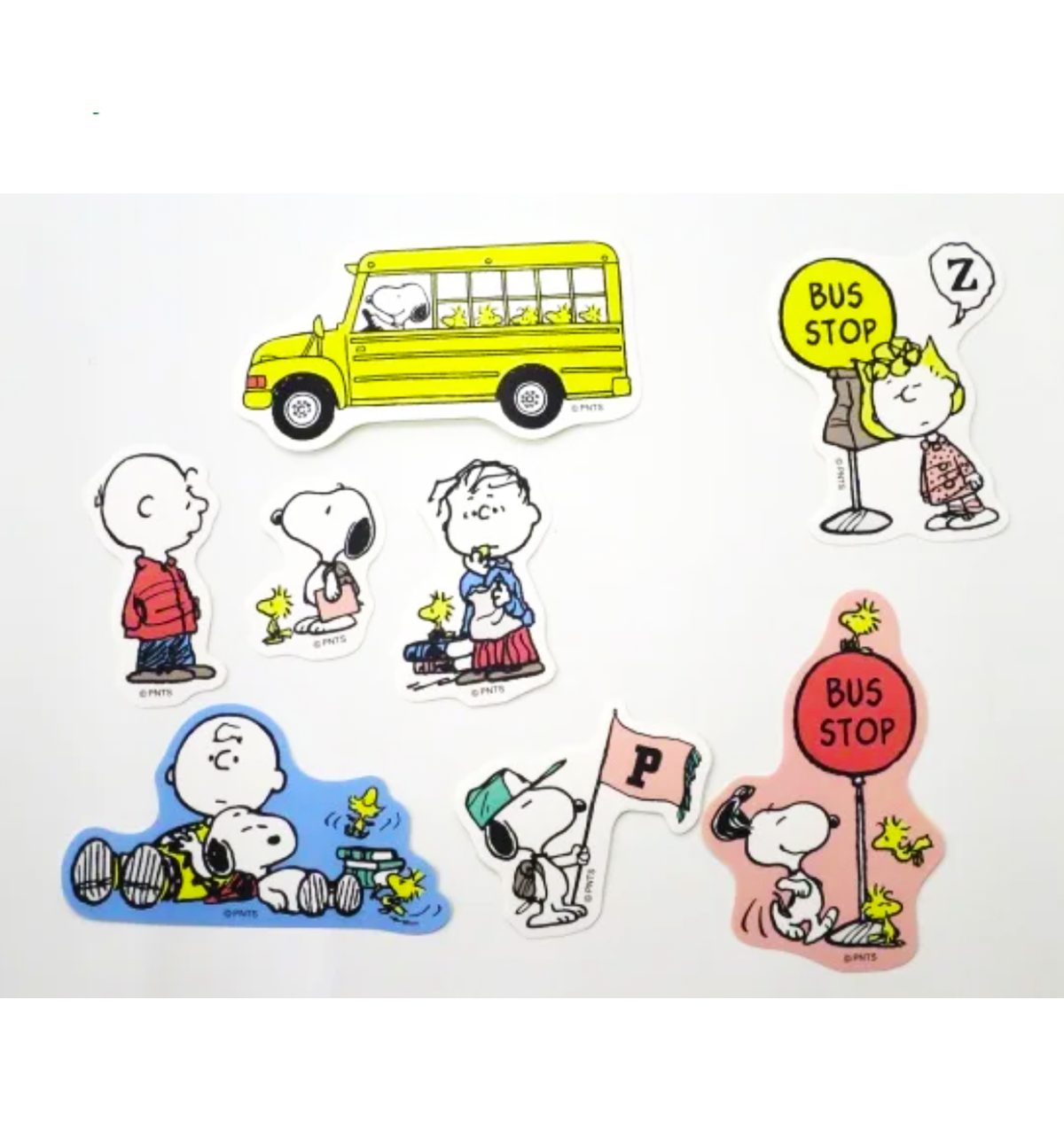 Snoopy & Brothers Flakes Sticker [Yellow]