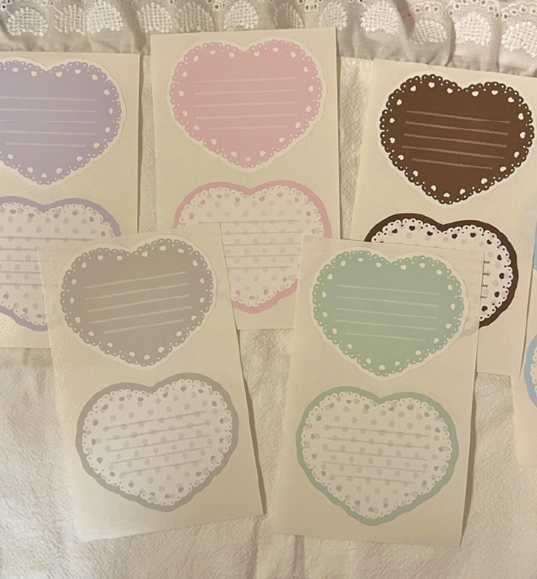 Lacy Love Die Sticker Set