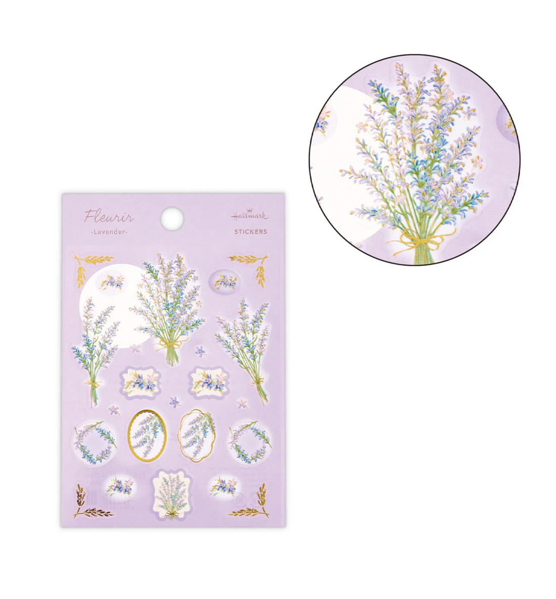 Lavender Fleurir Series Sticker