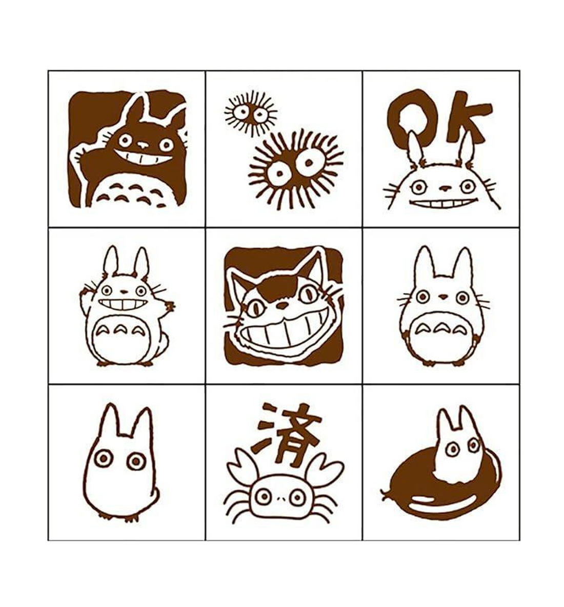 [JAPAN] Studio Ghibli Mini Stamps Set [My Neighbor Totoro]