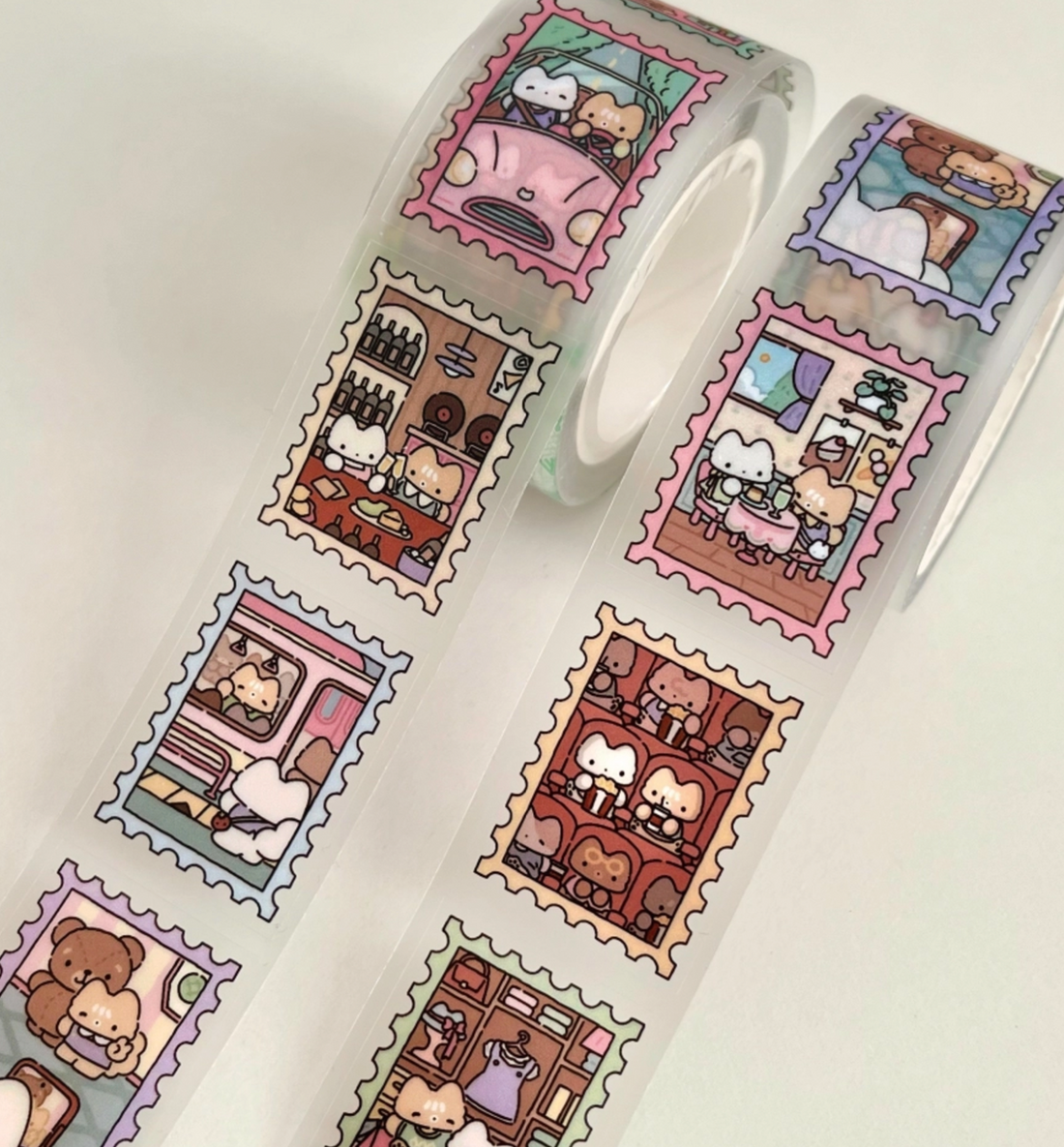Playing Is the Most Fun Stamp Kiss Cut Washi Tape