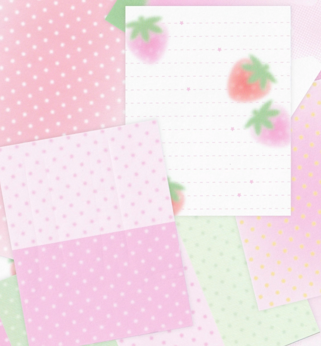 Sweet Strawberry Sticker Paper Pack