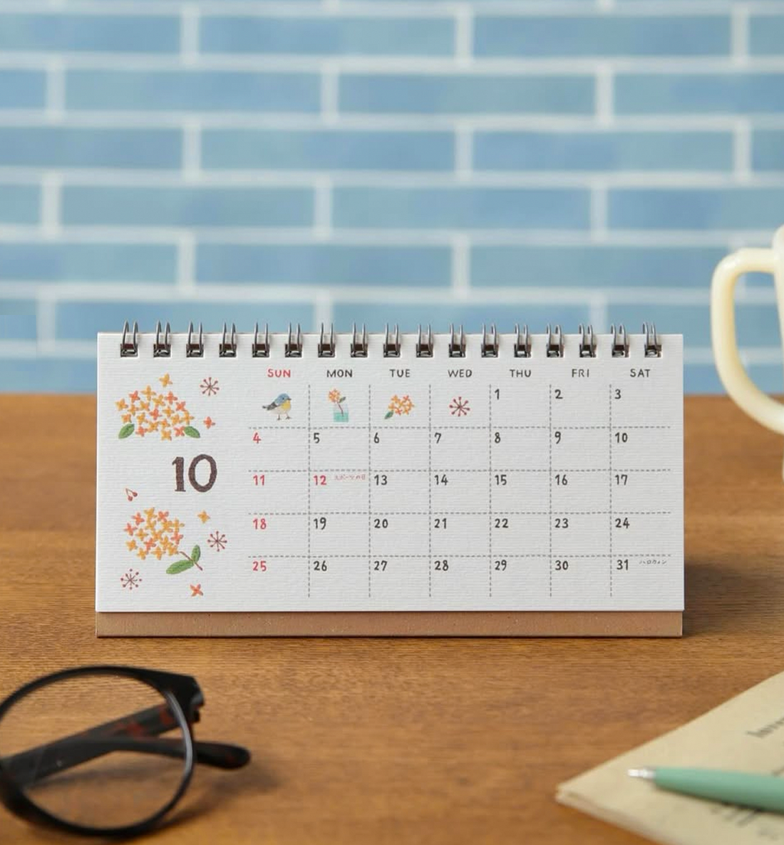 2026 Stitch Small Desk Calendar