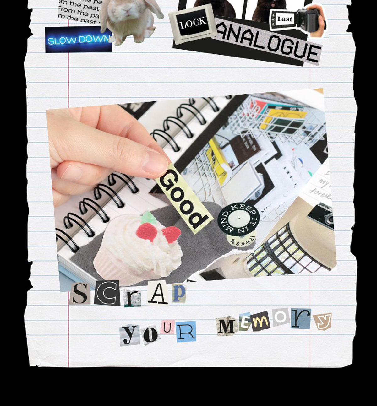 Magazine Collage Sticker Pack