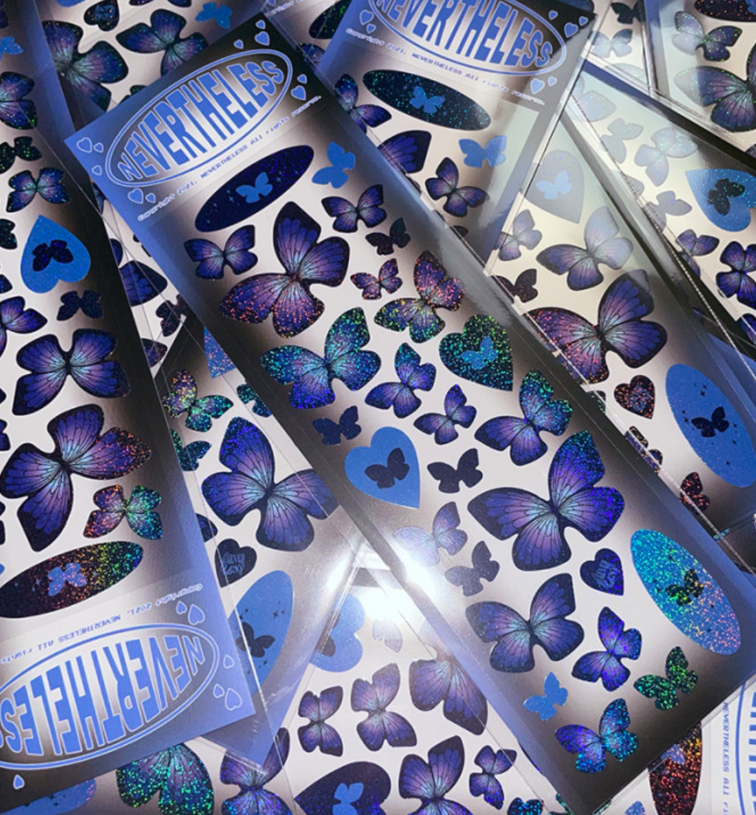 Midnight Butterfly Seal Sticker