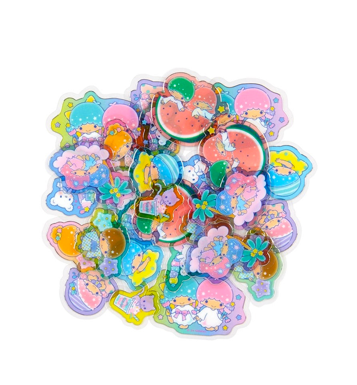 Sanrio Summer Clear Stickers [Little Twin Stars]