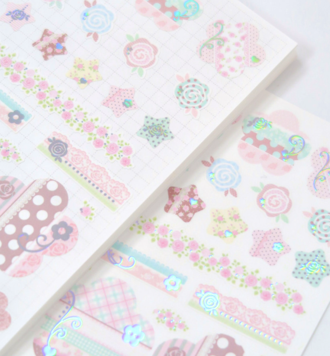 3D Blooming Garden Shape Sticker