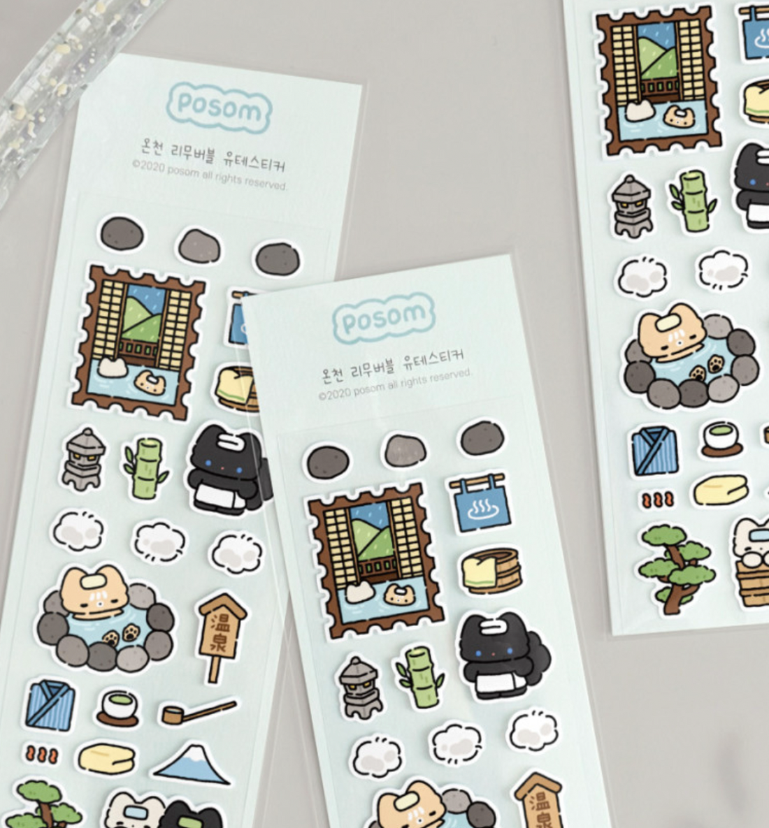 Hot Spring Seal Sticker