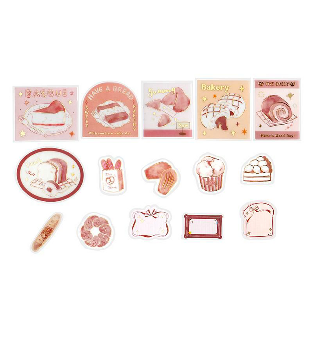 Weekend Shop Hopping Stationery Seal Sticker [Gold Stamping]
