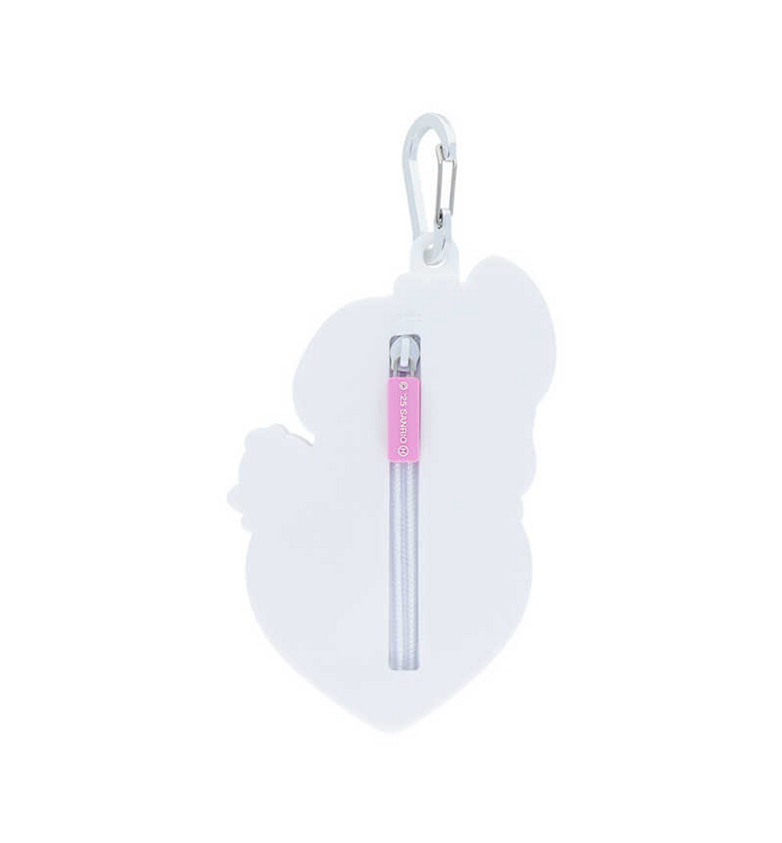 [JAPAN] Sanrio Silicone Heart Hug Pouch With Carabiner [Pochacco]