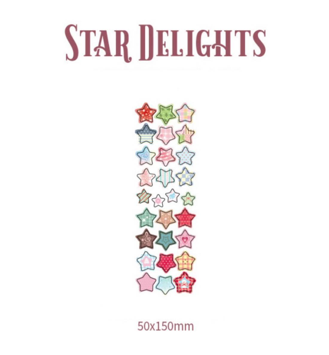 Star Delights Epoxy Seal Sticker