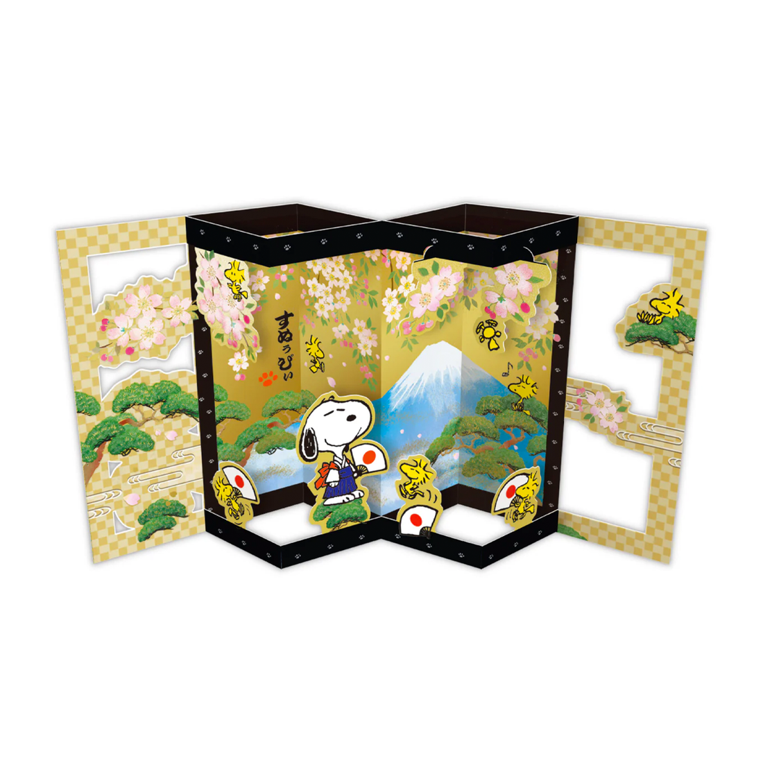 [JAPAN] Snoopy Hello Nippon 3D Card [Birthday]