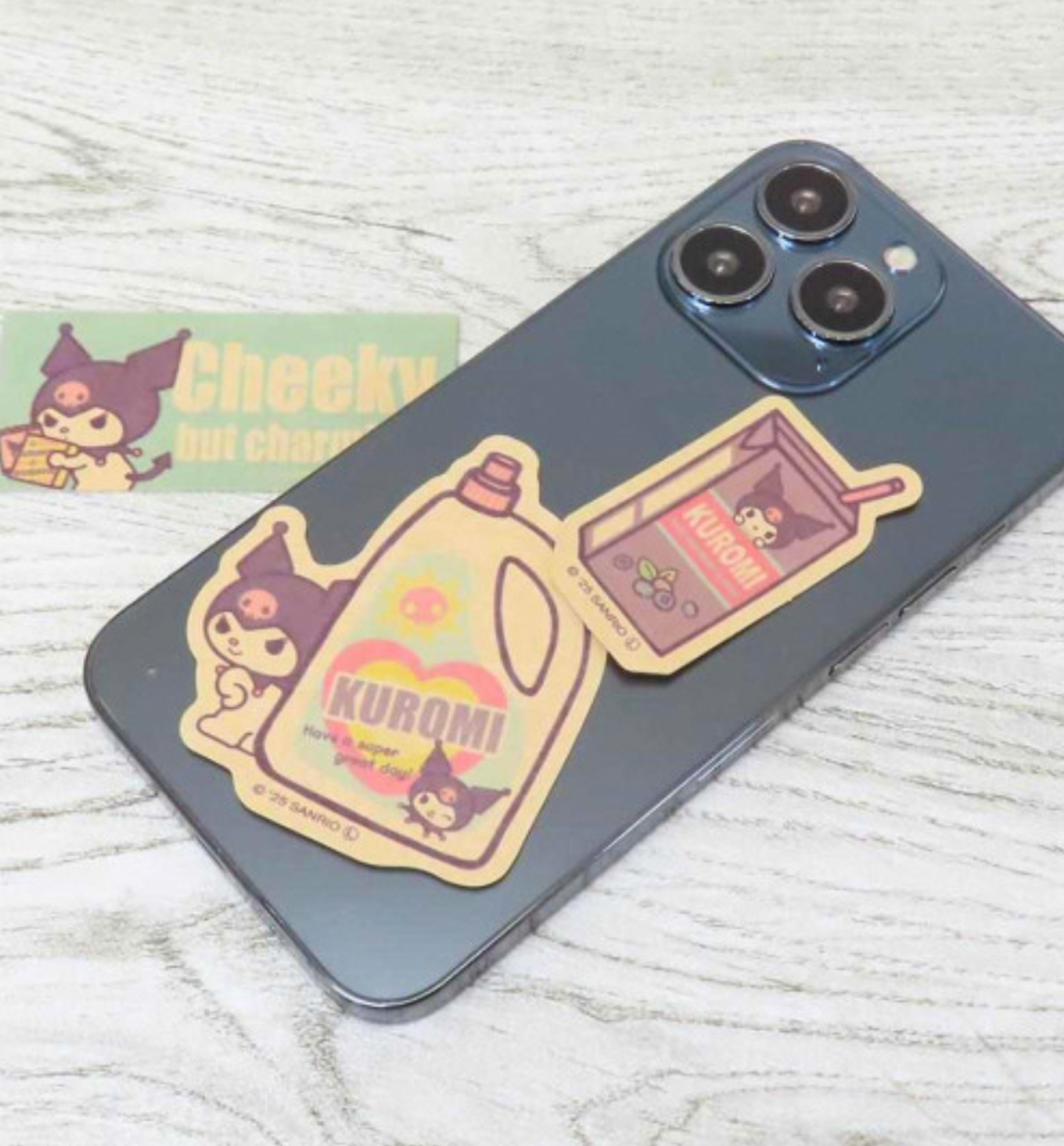 [JAPAN] Sanrio Retro Supermarket Kraft Sticker [Kuromi]