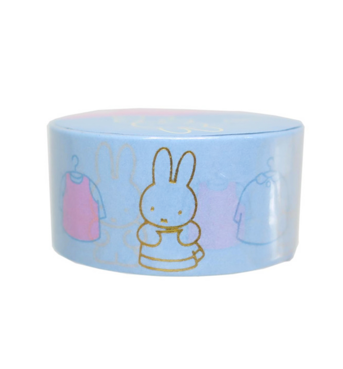 Miffy Gold Foil Washi Tape [Blue & Pink]