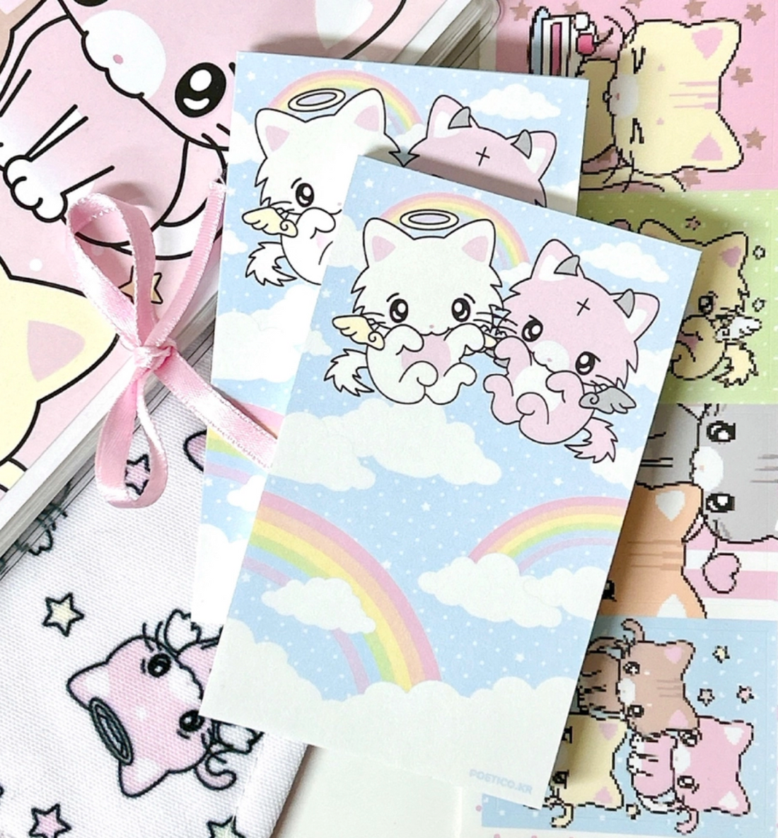 Heaven Cat Mini Memopad