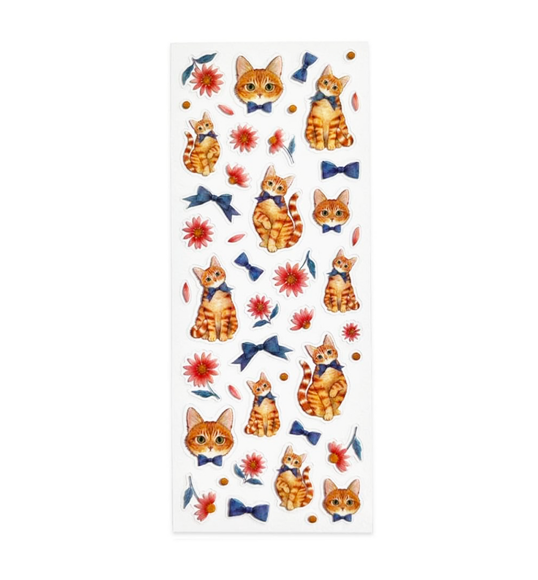 Clothes Pin x Miki Takei Mondo Seal Sticker [Ginger Cat]