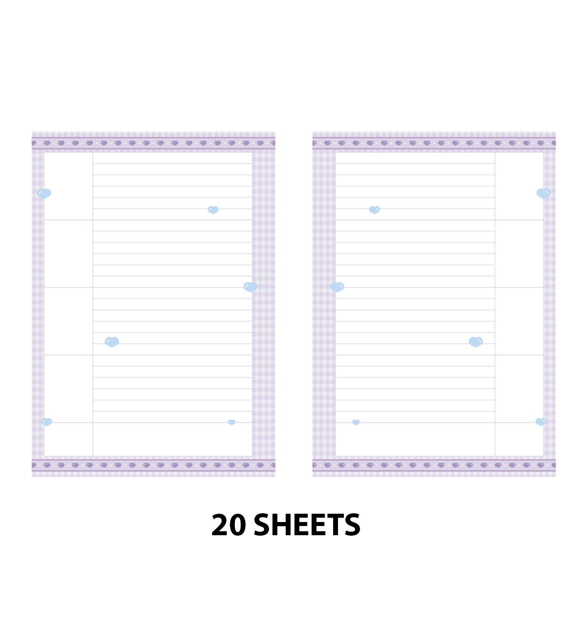 A5 Web Page Paper Refill [Purple]