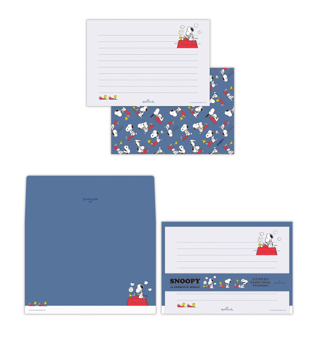 [JAPAN] Peanuts Snoopy Cinema Collection Letter Set [Typewriter]
