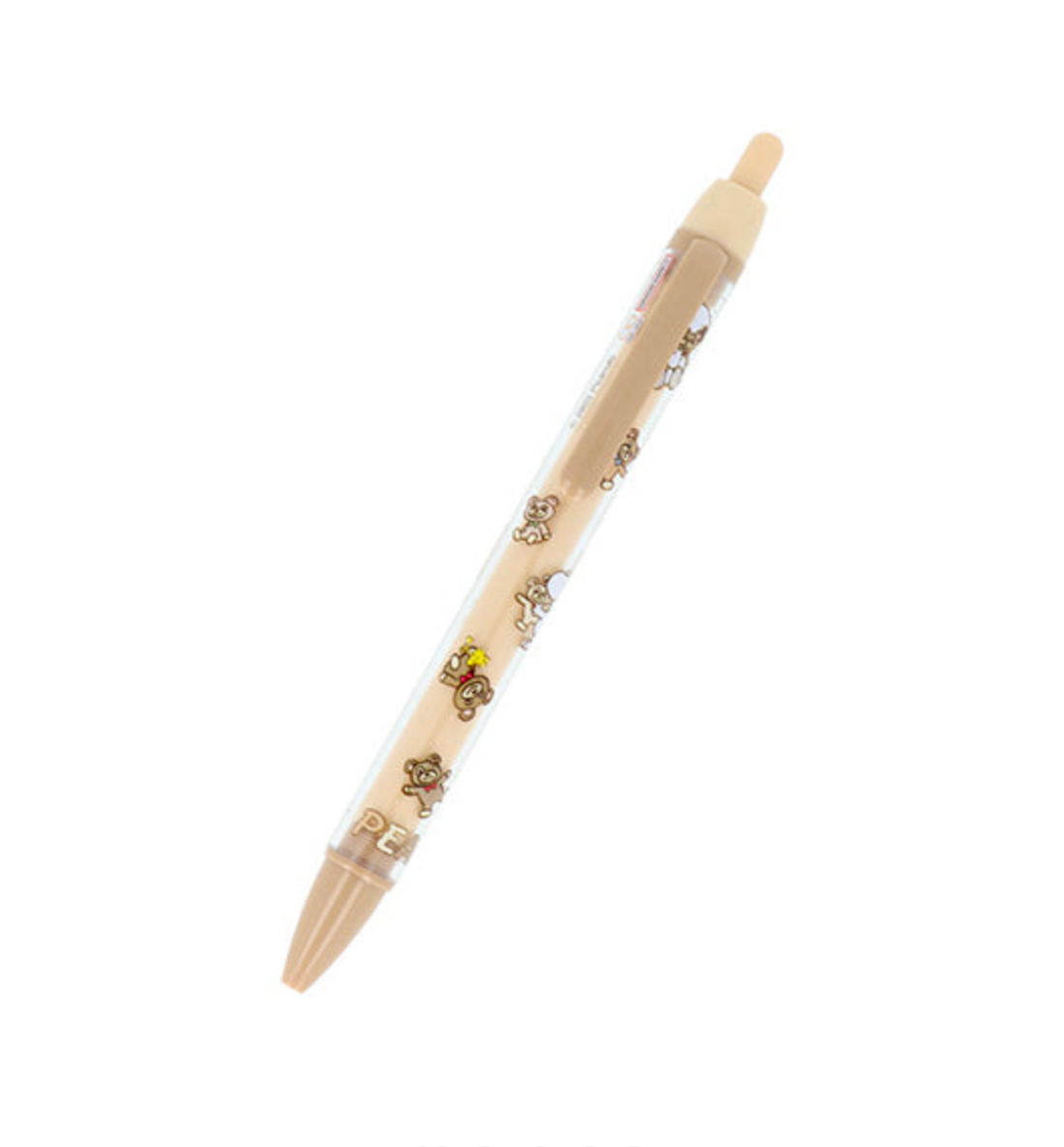 [JAPAN] Peanuts Snoopy & Cuddly Bears 0.7mm Pen [Brown]