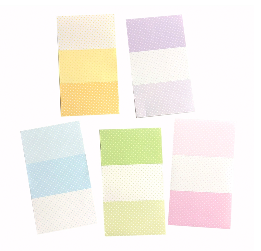 Polka Dot Pattern Sticker Paper Pack