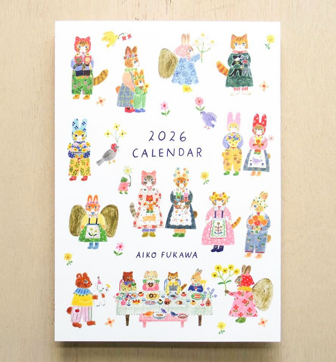 2026 Cozyca x Aiko Fukawa Wall Calendar