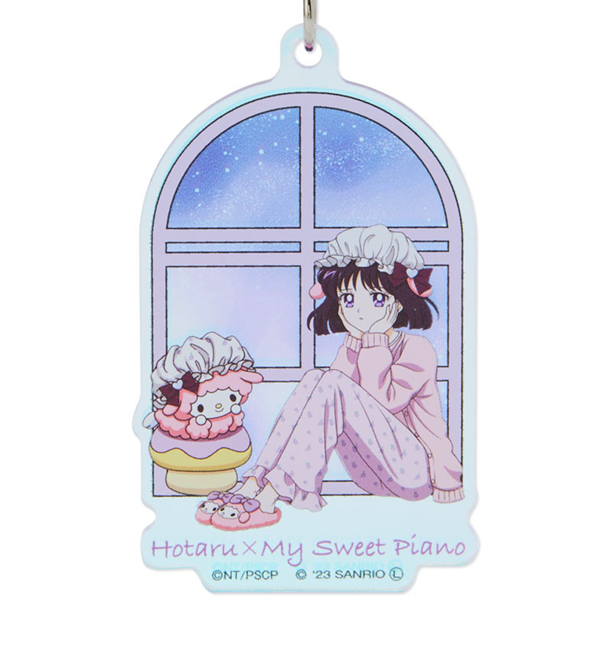 Sanrio x Pretty Guardian Sailor Moon Acrylic Keyring [My Sweet Piano & Hotaru Tomoe]