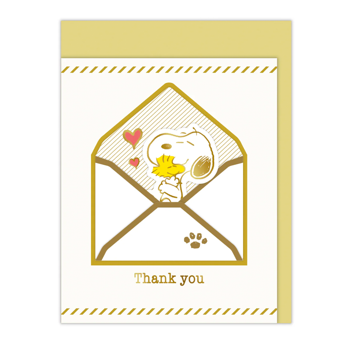 [JAPAN] Snoopy Small 3D Card [From Letter to Hug]