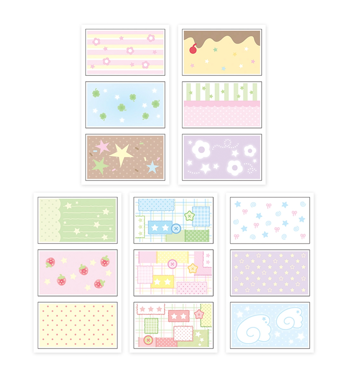 Mini Sticker Paper Mini Die-Cut Sticker Paper Pack Vol. 2